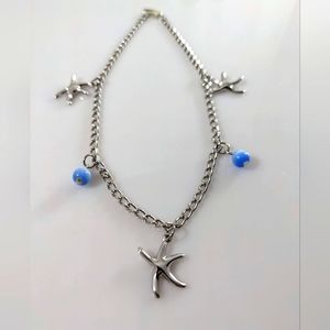 Dancing Sea Star Anklet made in New England, USA